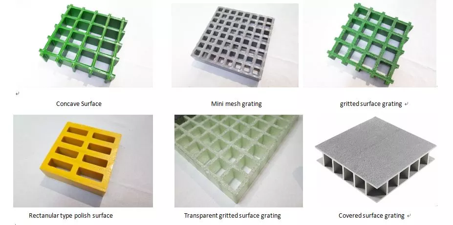 Anti Slip Walkway Grating Frp Fiberglass Walk Mini Mesh Grating